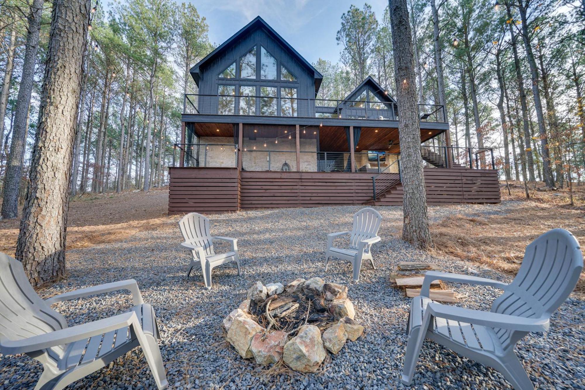 Luxury Broken Bow Cabin With Hot Tub On 3 Acres! Βίλα Εξωτερικό φωτογραφία